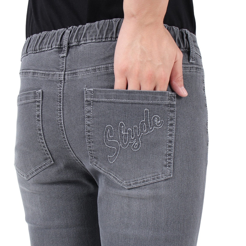 スライド（SLYDE）（レディース）スリムパンツ SL2022AWLAPP012BLK