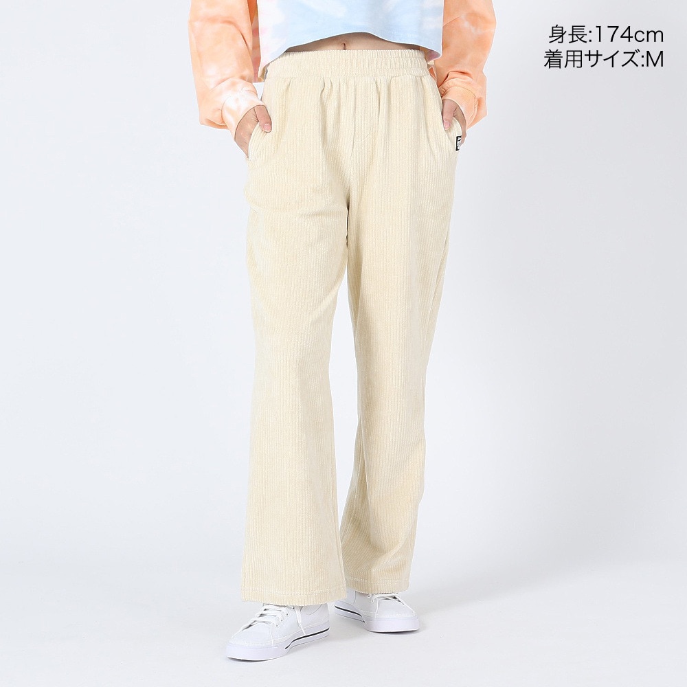 ロキシー（ROXY）（レディース）CORNELL PANTS コーデュロイ ワイドパンツ 23FWRPT234003NAT