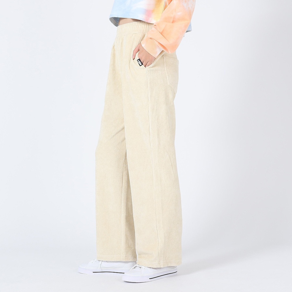 ロキシー（ROXY）（レディース）CORNELL PANTS コーデュロイ ワイドパンツ 23FWRPT234003NAT