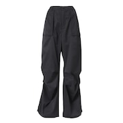 (レディース)ウーブン ワイドパンツ NKT24PT014-BLK