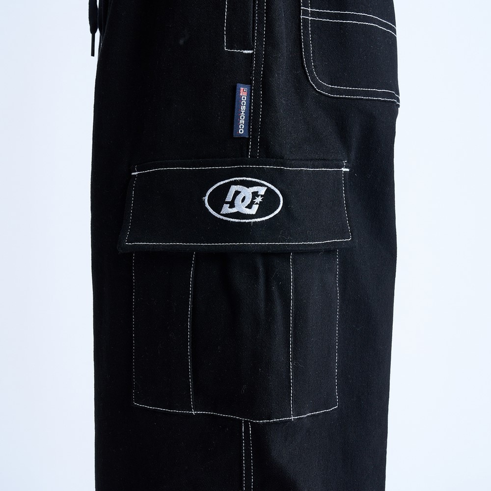 ディーシーシューズ（DC SHOES）（レディース）スーパーワイド カーゴパンツ 24FWLPT244303BLK