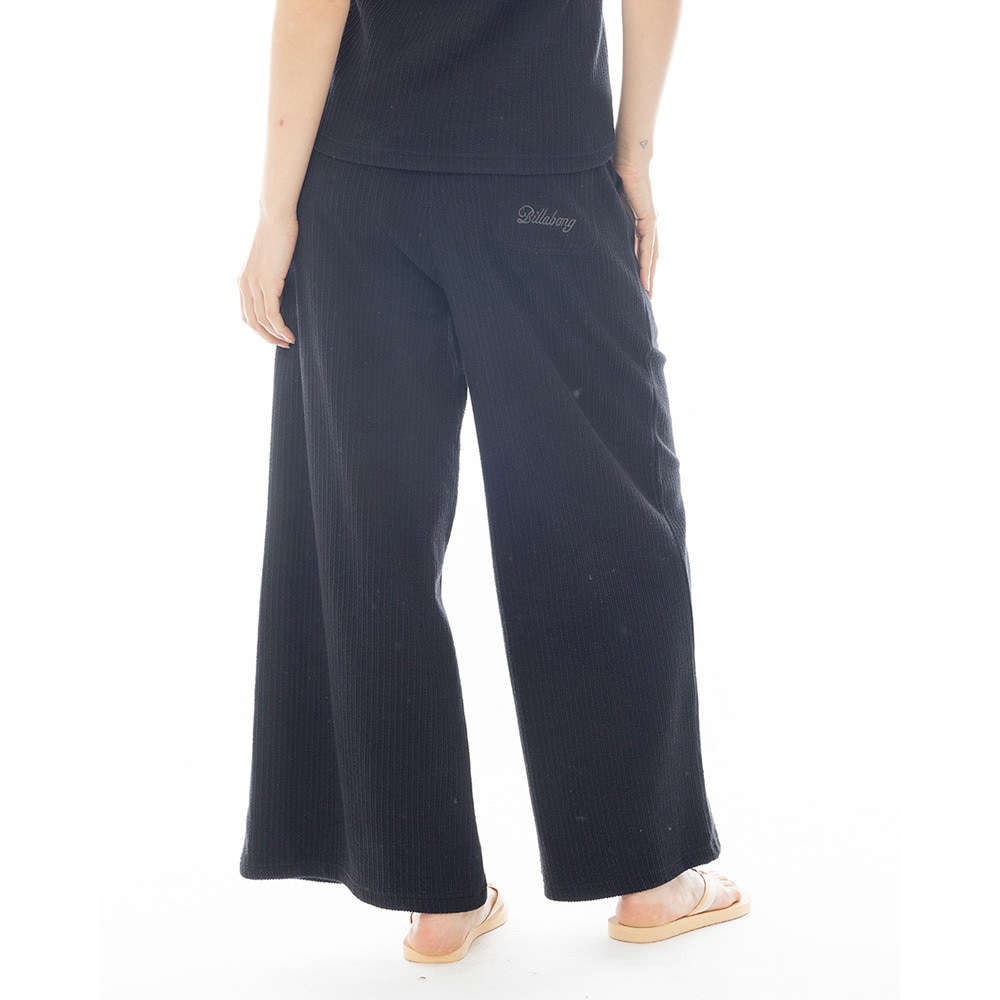 ビラボン（BILLABONG）（レディース）リブ ロングパンツ BF013709 BLK