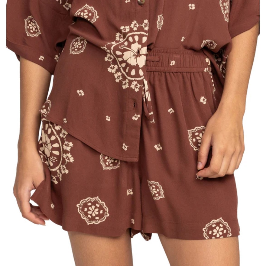 ロキシー（ROXY）（レディース）LEKEITIO BREAK HIGH PRINTED ショートパンツ 24SPERJNS03508CQR6