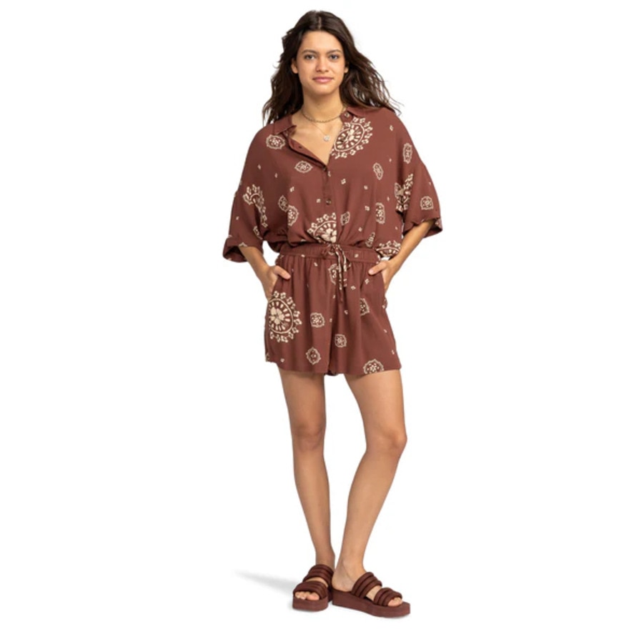 ロキシー（ROXY）（レディース）LEKEITIO BREAK HIGH PRINTED ショートパンツ 24SPERJNS03508CQR6