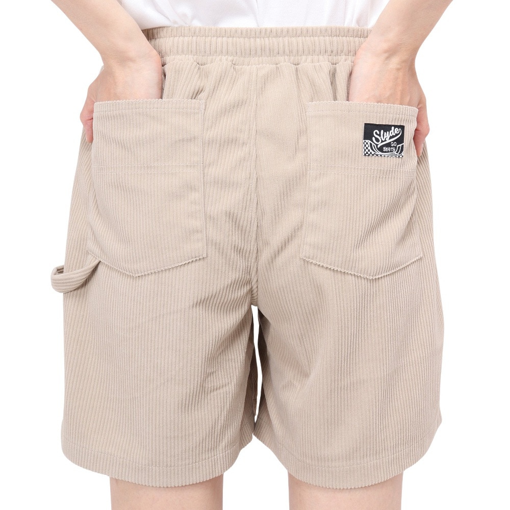 スライド（SLYDE）（レディース）CORD ショート パンツ SL24SSL-APP010-BEG