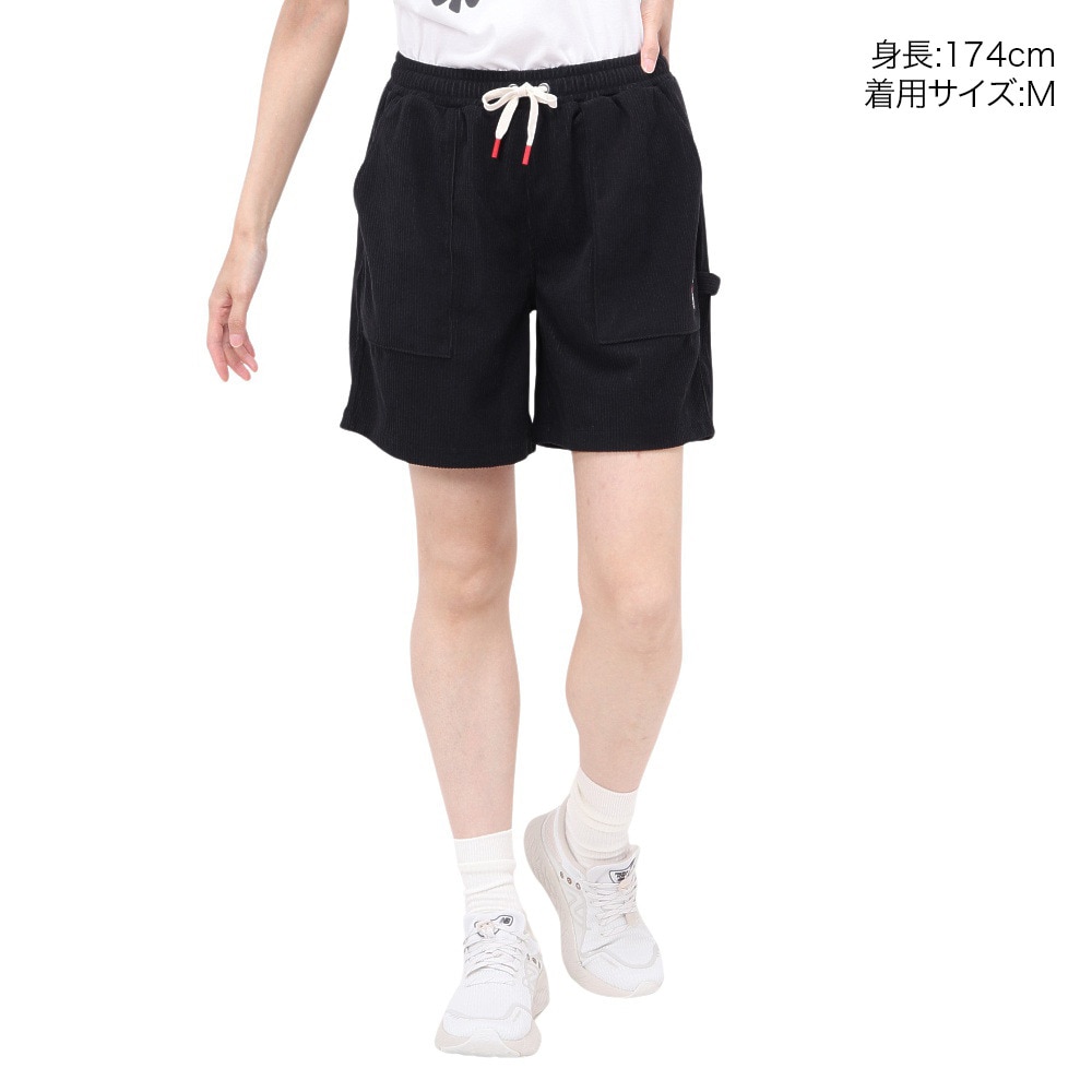 スライド（SLYDE）（レディース）CORD ショート パンツ SL24SSL-APP010-BLK
