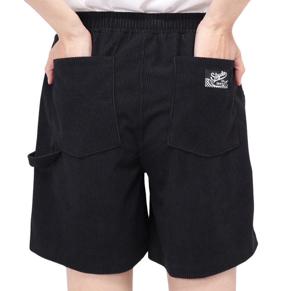 スライド（SLYDE）（レディース）CORD ショート パンツ SL24SSL-APP010-BLK