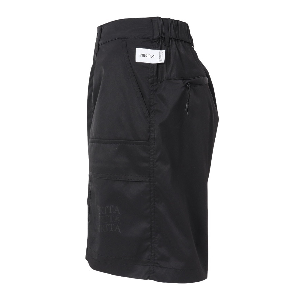 ニキータ（NIKITA）（レディース）ウーブン カーゴショーツ NKT24SP010-BLK