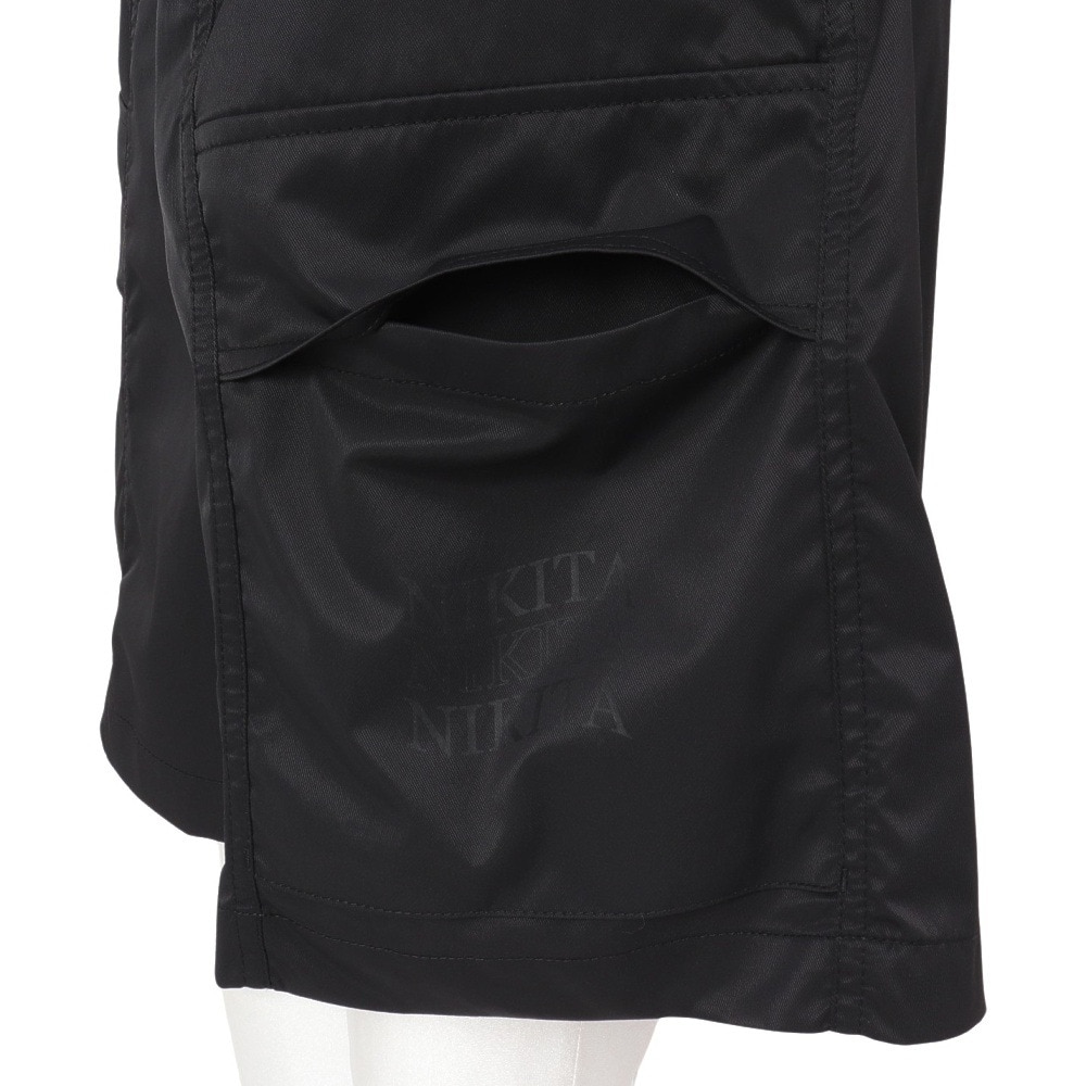 ニキータ（NIKITA）（レディース）ウーブン カーゴショーツ NKT24SP010-BLK