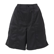 (レディース)ウーブン カーゴショーツ NKT24SP010-BLK