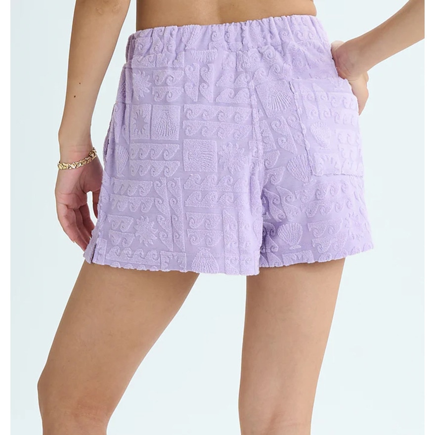 ロキシー（ROXY）（レディース）ショートパンツ パイル生地 SUNBATHING SHORTS 25SURPT252035LAV