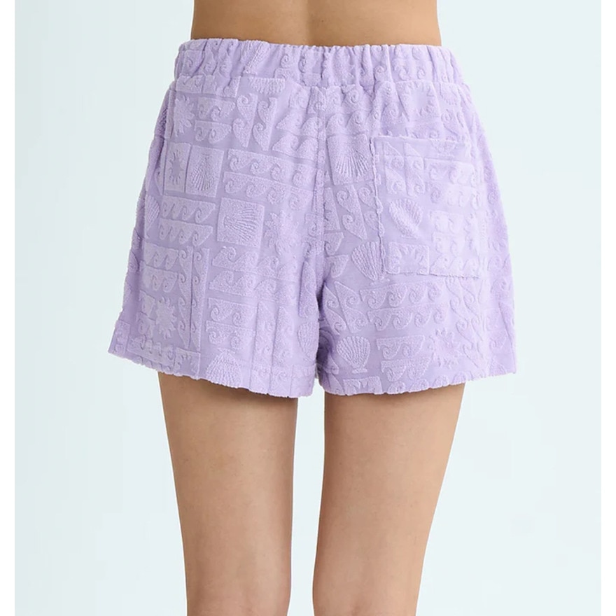 ロキシー（ROXY）（レディース）ショートパンツ パイル生地 SUNBATHING SHORTS 25SURPT252035LAV