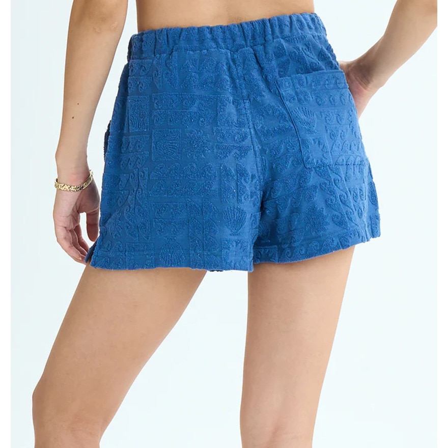 ロキシー（ROXY）（レディース）ショートパンツ パイル生地 SUNBATHING SHORTS 25SURPT252035NVY