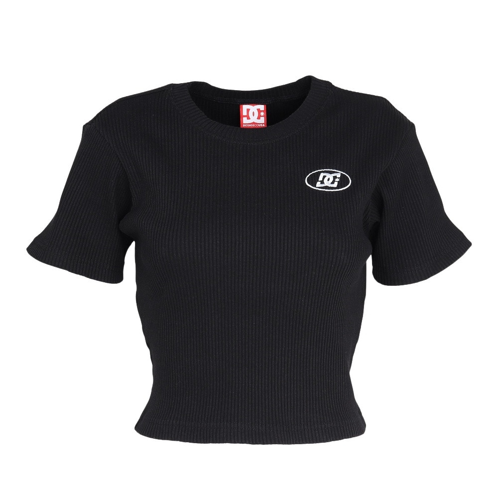 ディーシーシューズ（DC SHOES）（レディース）TELECO 半袖Tシャツ 25SPLST251308BLK