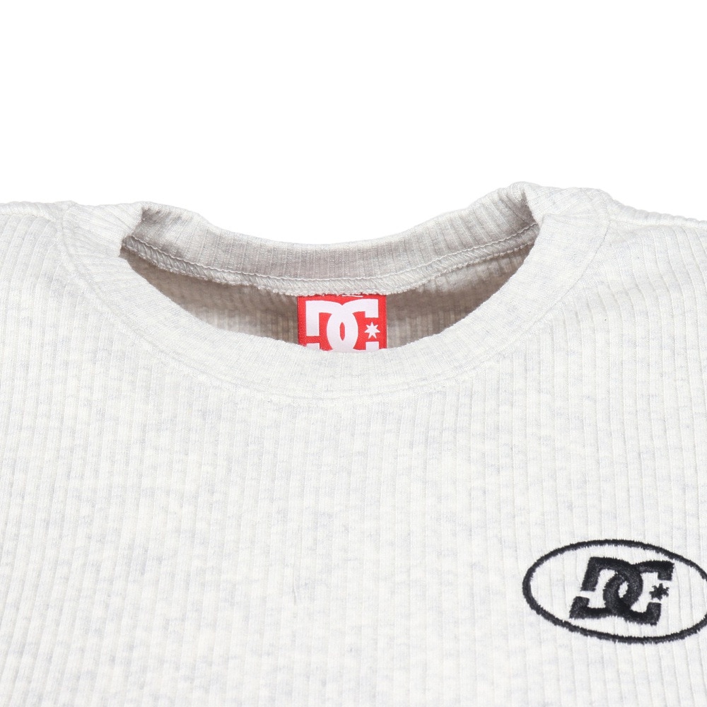 ディーシーシューズ（DC SHOES）（レディース）TELECO 半袖Tシャツ 25SPLST251308GRY