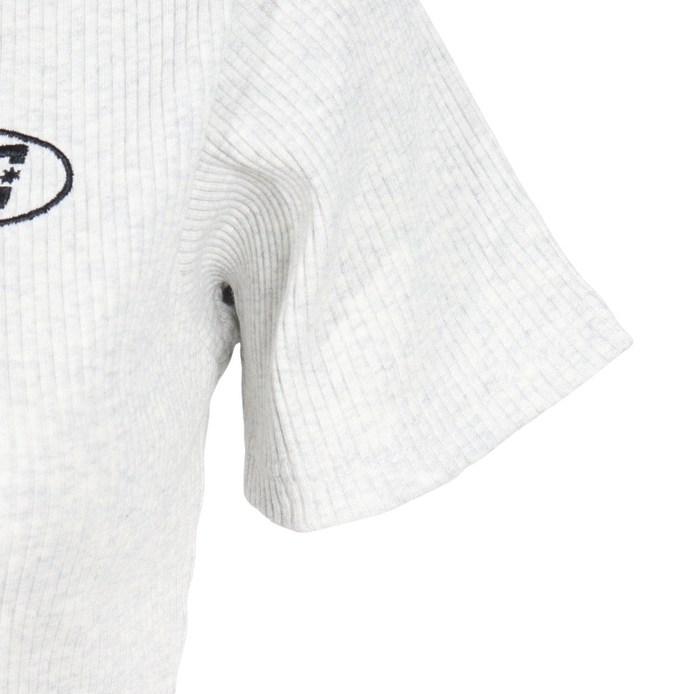 ディーシーシューズ（DC SHOES）（レディース）TELECO 半袖Tシャツ 25SPLST251308GRY