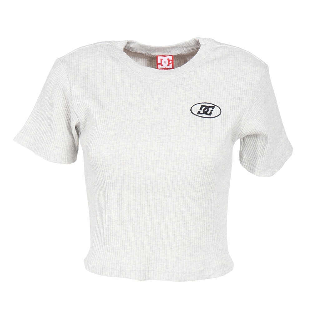 ディーシーシューズ（DC SHOES）（レディース）TELECO 半袖Tシャツ 25SPLST251308GRY