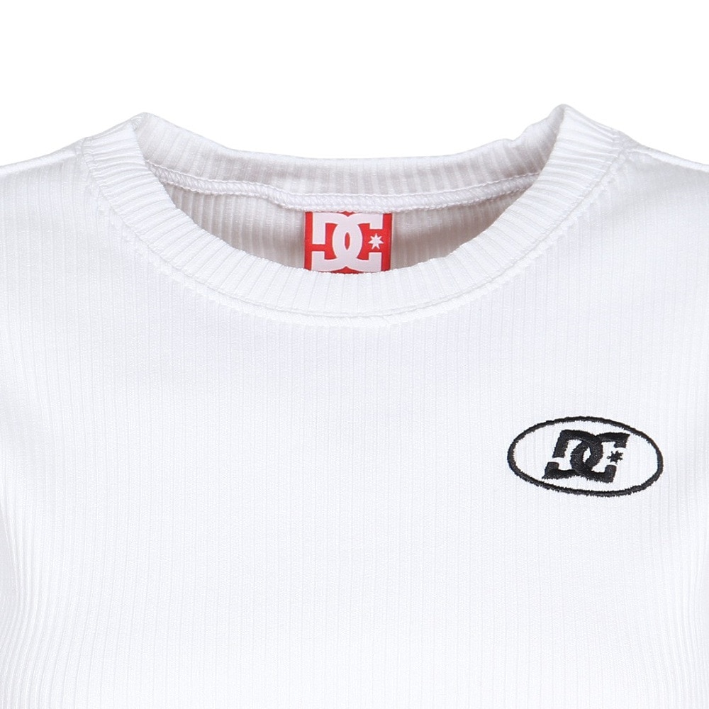 ディーシーシューズ（DC SHOES）（レディース）TELECO 半袖Tシャツ 25SPLST251308WHT