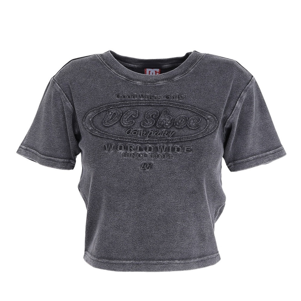 ディーシーシューズ（DC SHOES）（レディース）HIDDEN SHORT 半袖Tシャツ 25SPLST251309BKD