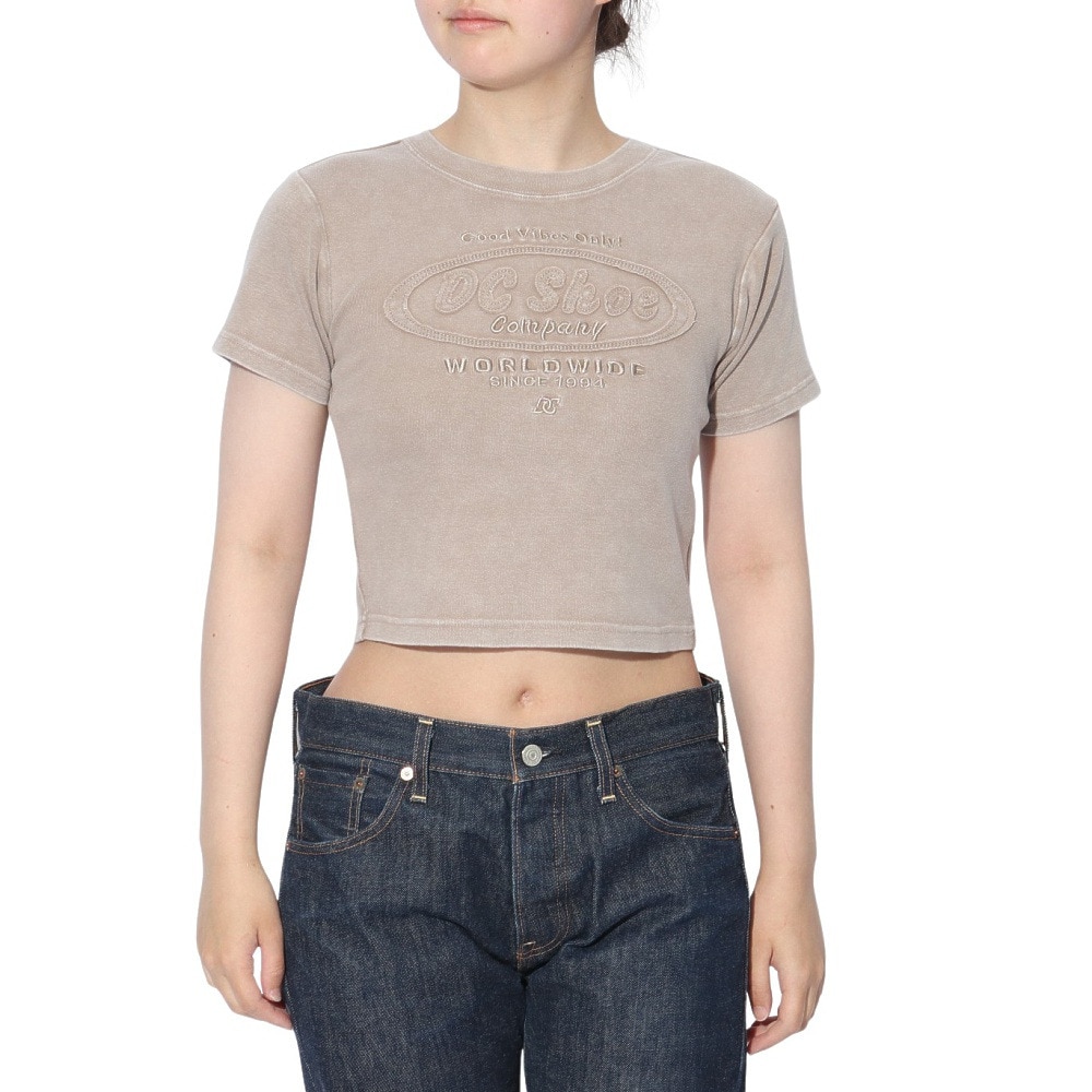 ディーシーシューズ（DC SHOES）（レディース）HIDDEN 半袖 Tシャツ 25SPLST251309BRD