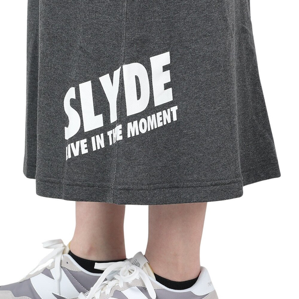 SLYDE（SLYDE）（レディース）ロゴ スウェット ロングスカート 22SSSLYL033-DGRY