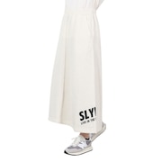 スライド（SLYDE）（レディース）ロゴ スウエット ロングスカート 22SS SLYL033-NTL