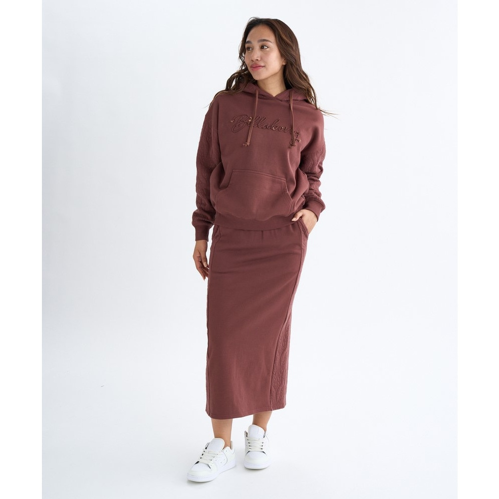 ビラボン（BILLABONG）（レディース）QUI長袖Tシャツ MIX ロングスカート BF014611 ESP