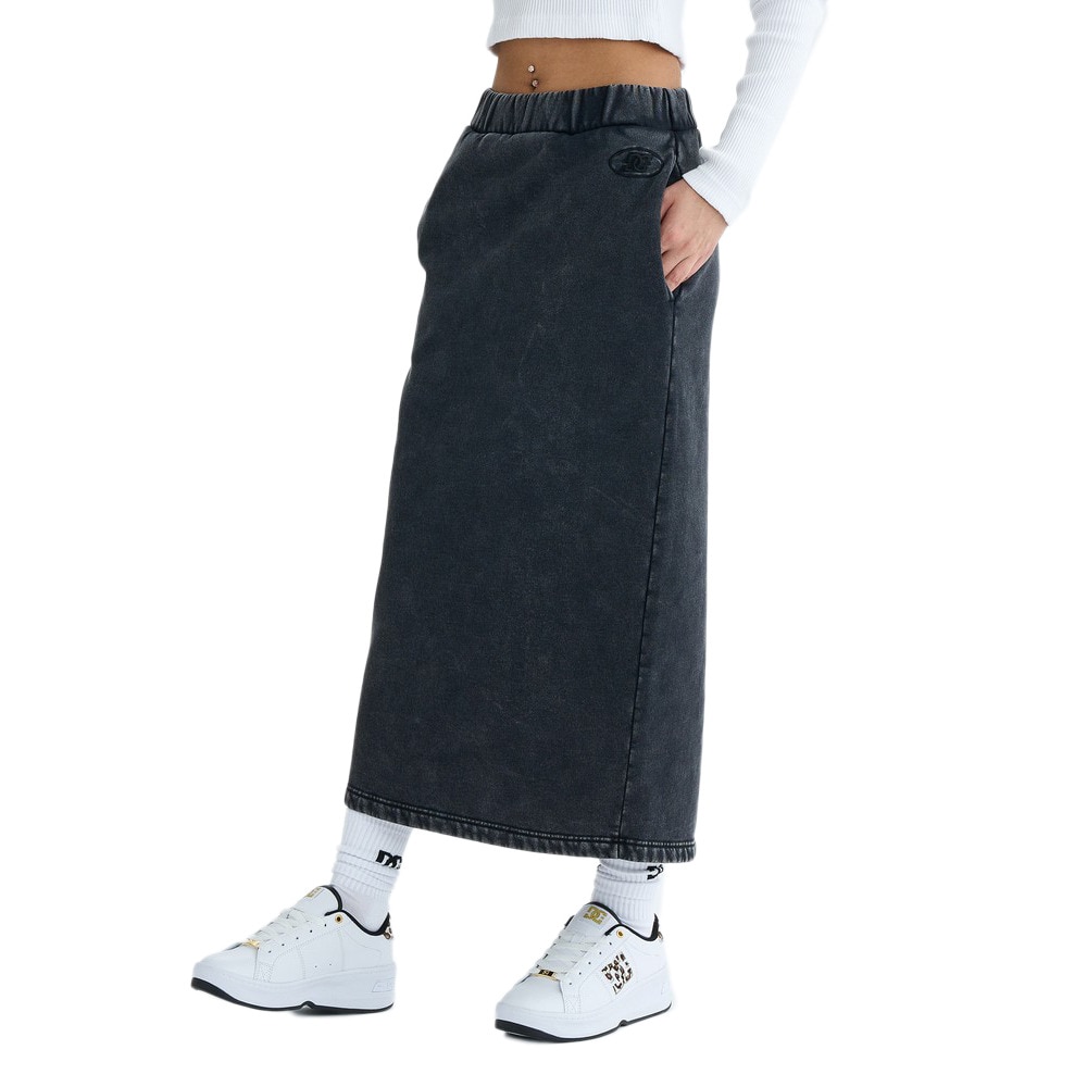 ディーシーシューズ(DC SHOES)フリース タイトロングスカート 25FWLSK254306BKS(Lady’s) ディーシーシューズ（DC SHOES）（レディース）フリース タイトロング