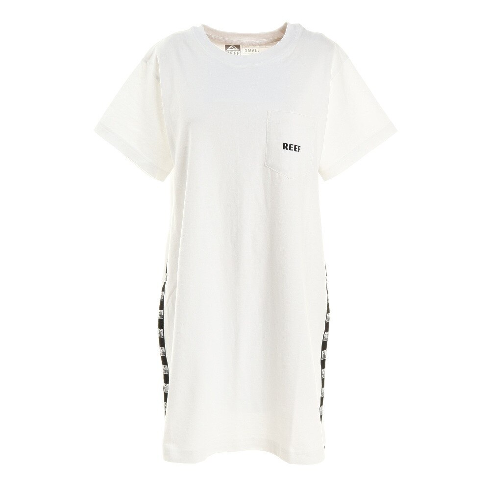 リーフ ポケットロゴ ワンピース Rf21ss7007op Wht スポーツ用品はスーパースポーツゼビオ