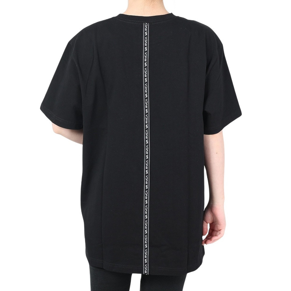 ルーカ（RVCA）（レディース）ワンピース レディース BACK LINE TEE  BD043424 BLK