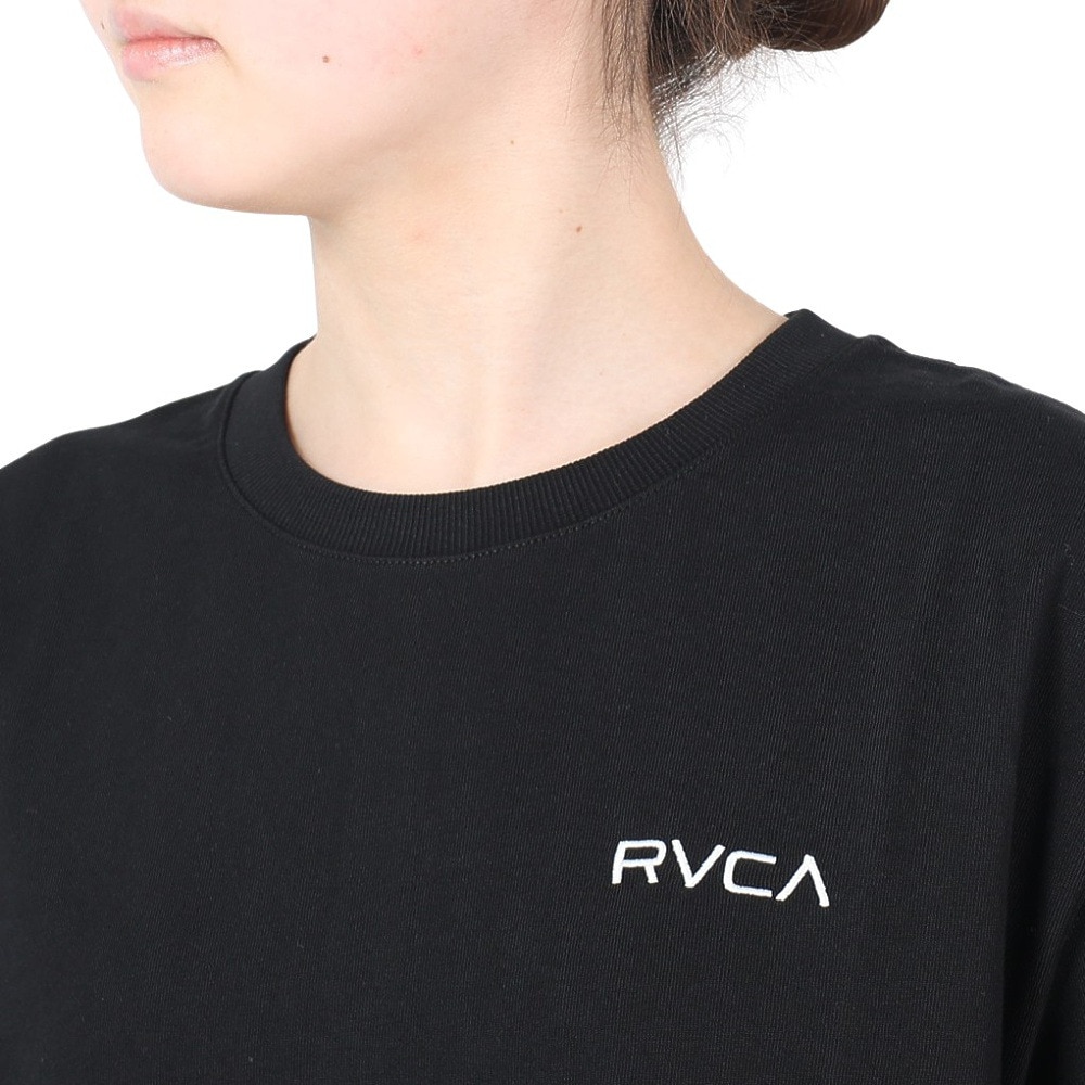 ルーカ（RVCA）（レディース）ワンピース レディース BACK LINE TEE  BD043424 BLK