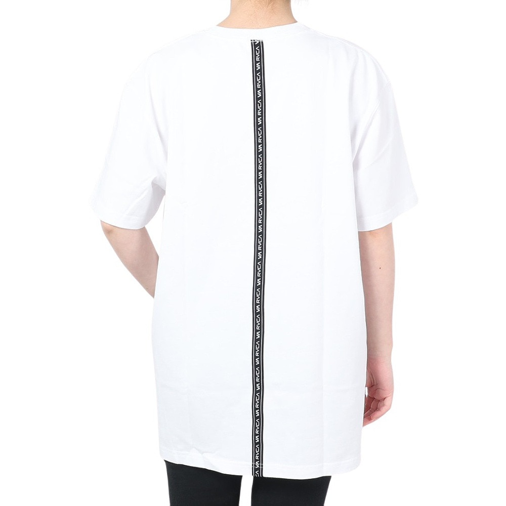 ルーカ（RVCA）（レディース）ワンピース レディース BACK LINE TEE  BD043424 WHT