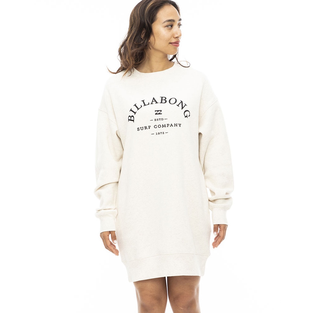 ビラボン（BILLABONG）（レディース）COLLEGE LOGO スウェットワンピース BD014363 ANW