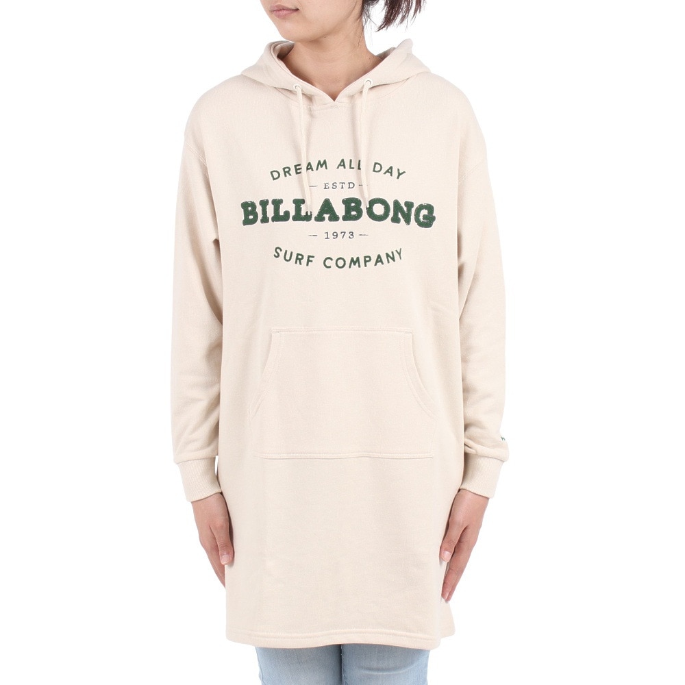 ビラボン（BILLABONG）（レディース）長袖パーカーワンピース BD014369 ANW