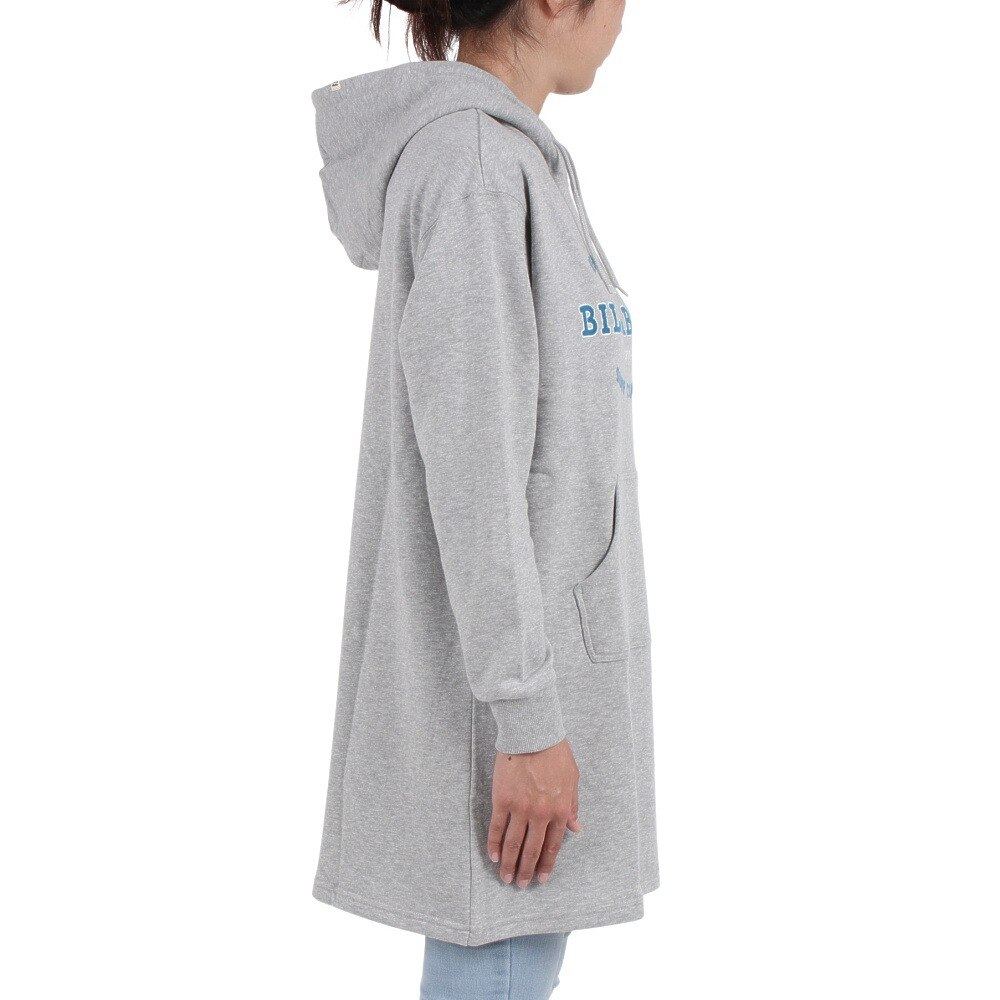 ビラボン（BILLABONG）（レディース）長袖パーカーワンピース BD014369 GRH