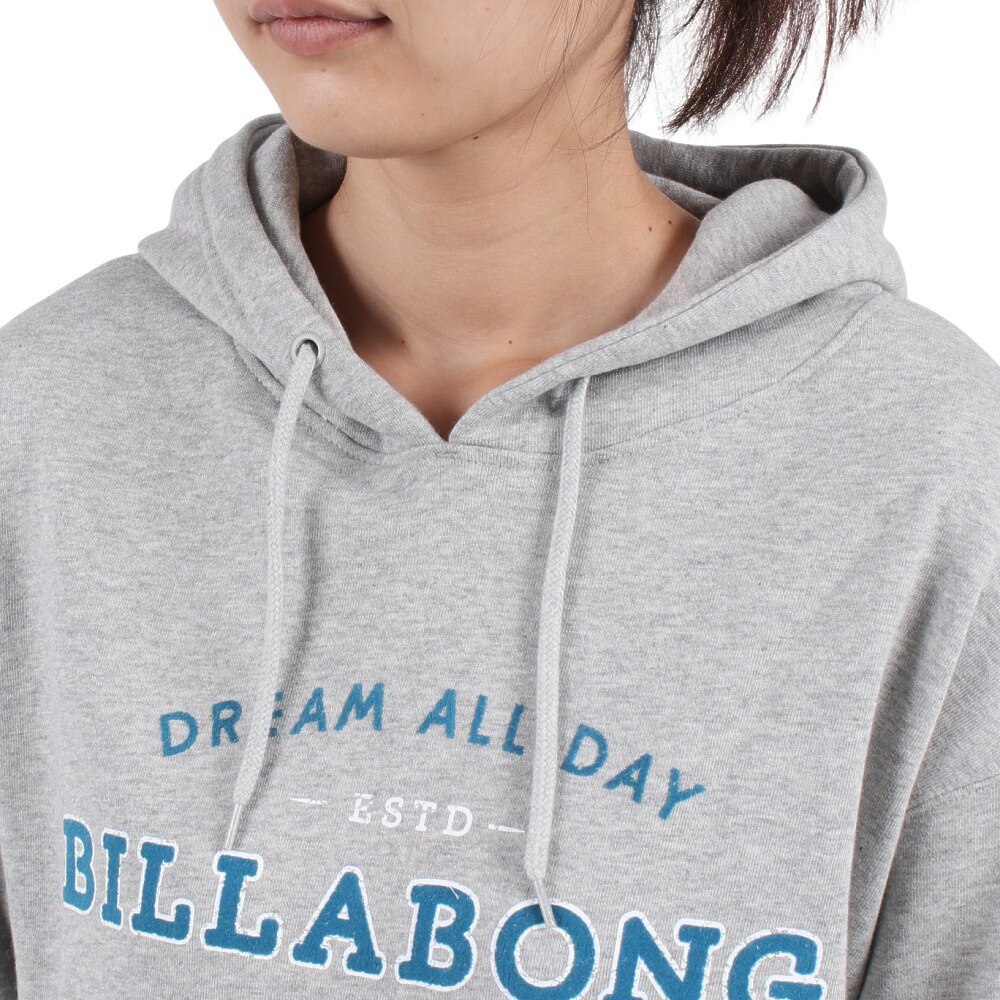ビラボン（BILLABONG）（レディース）長袖パーカーワンピース BD014369 GRH