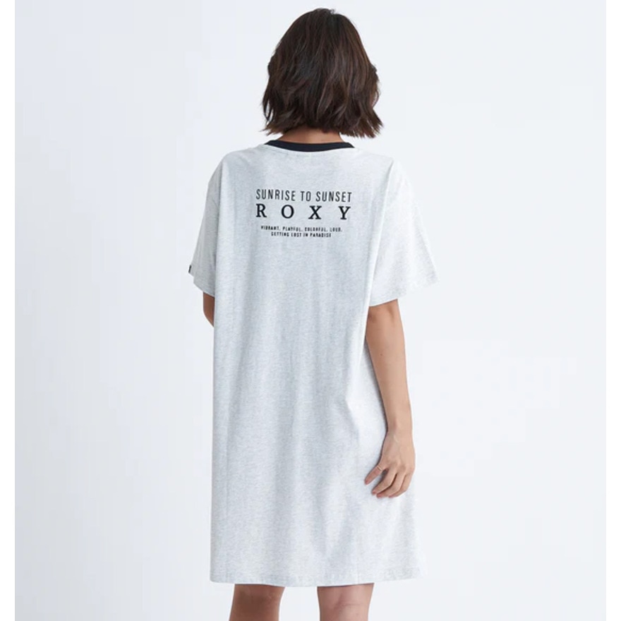 ロキシー（ROXY）（レディース）GETTING LOST IN PARADISE ロゴバックプリント ひざ丈ワンピース 24SURDR242022HER