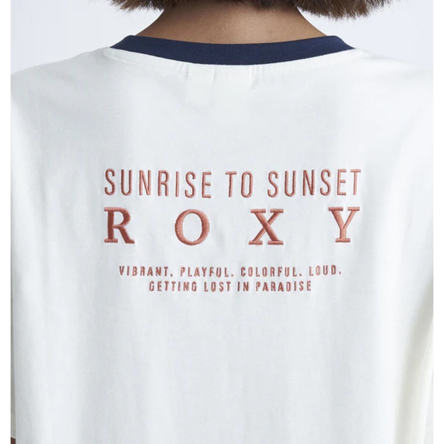 ロキシー（ROXY）（レディース）GETTING LOST IN PARADISE ロゴバックプリント ひざ丈ワンピース 24SURDR242022OWT