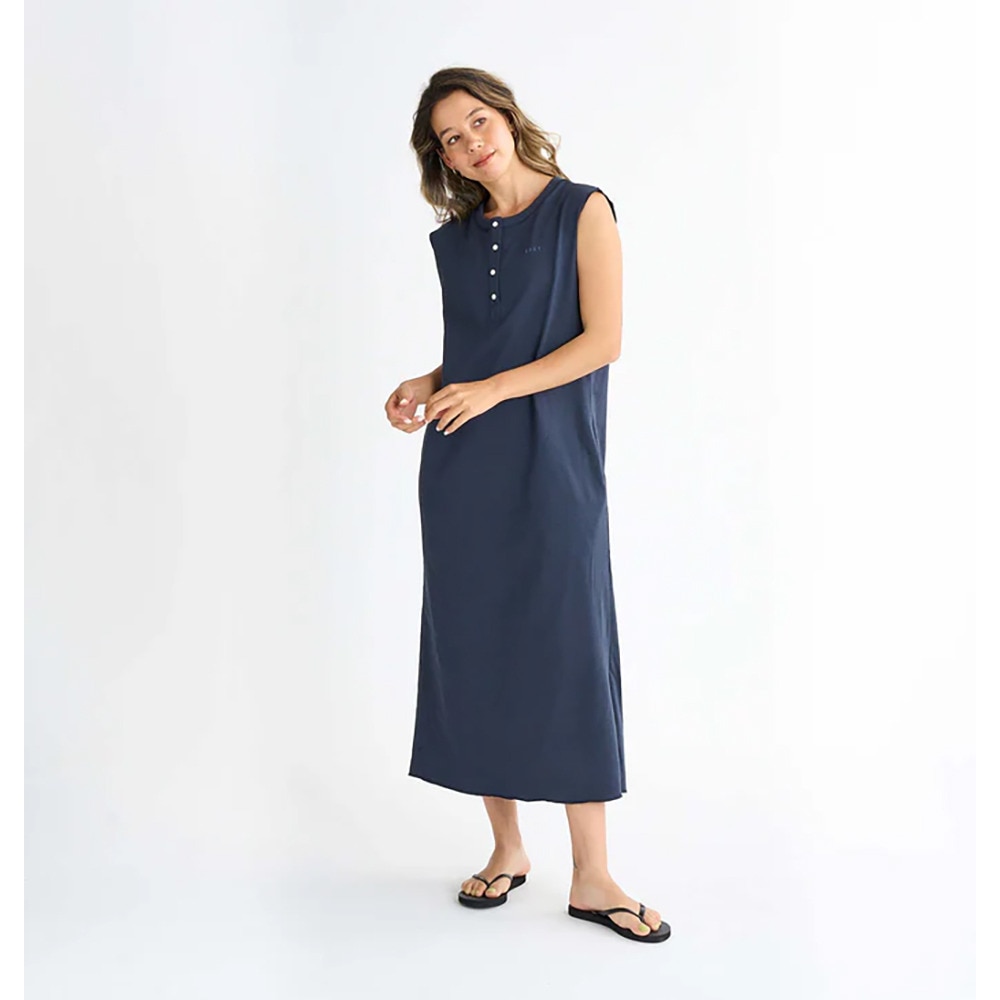 ロキシー（ROXY）（レディース）CHERISH AND RELISH ノースリーブロングワンピース 25SPRDR251093NVY