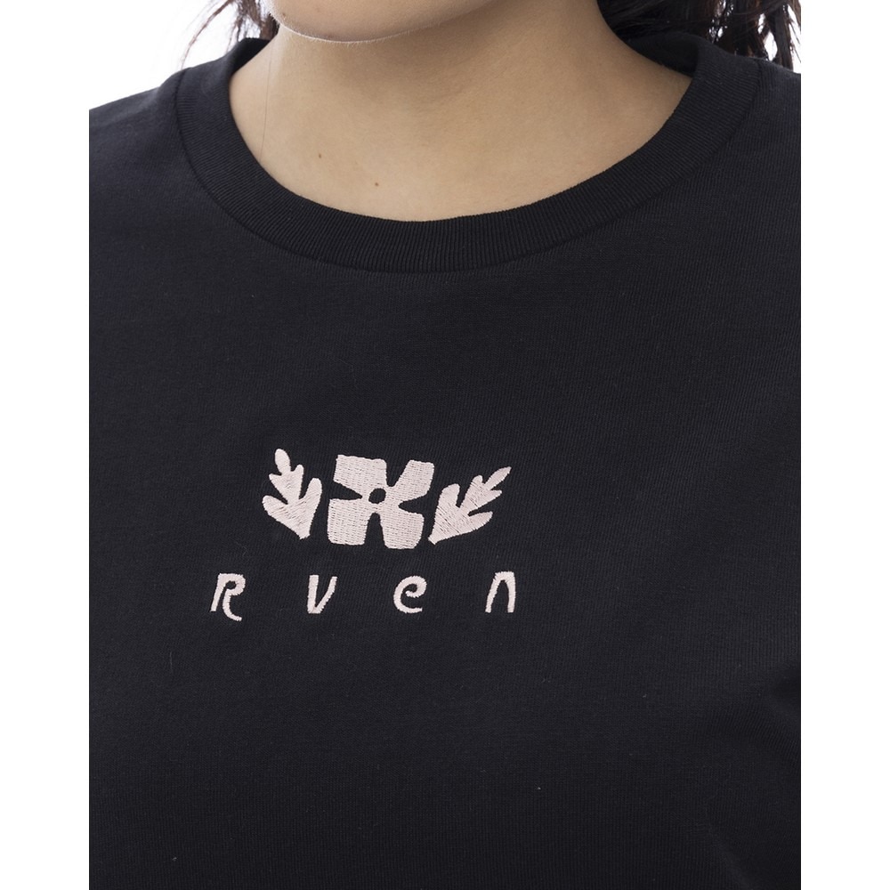 ルーカ（RVCA）（レディース）MAXI 半袖Tシャツドレス BF043391 BLK