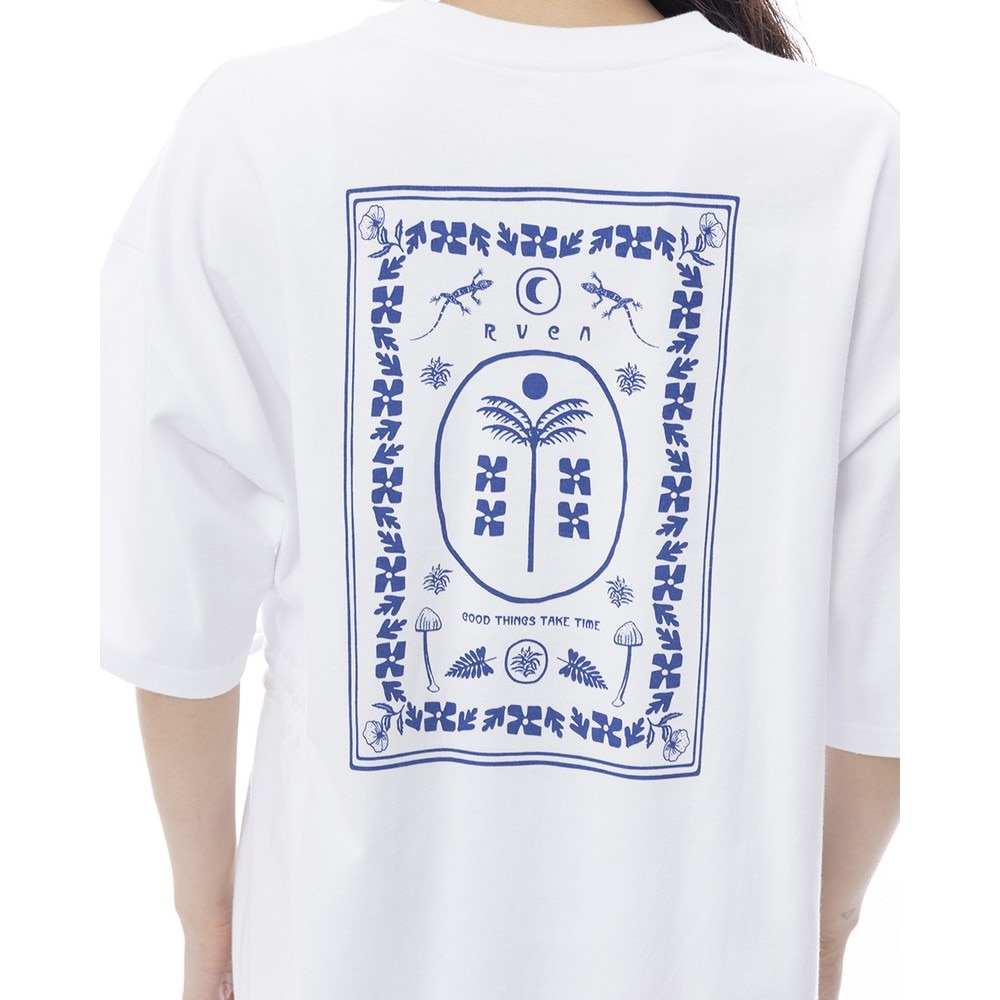 ルーカ（RVCA）（レディース）MAXI 半袖Tシャツドレス BF043391 WHT