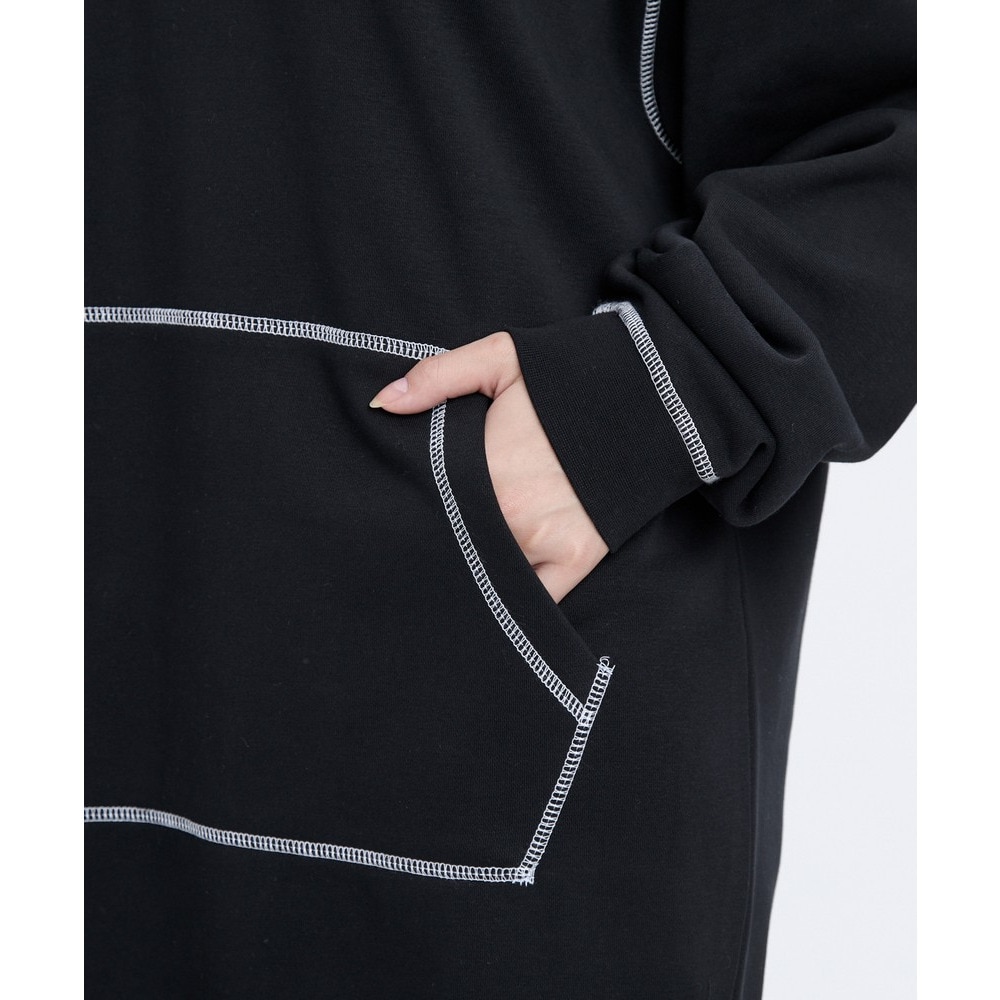ルーカ（RVCA）（レディース）CLASSIC HOODED DRESS BF044352 BLK