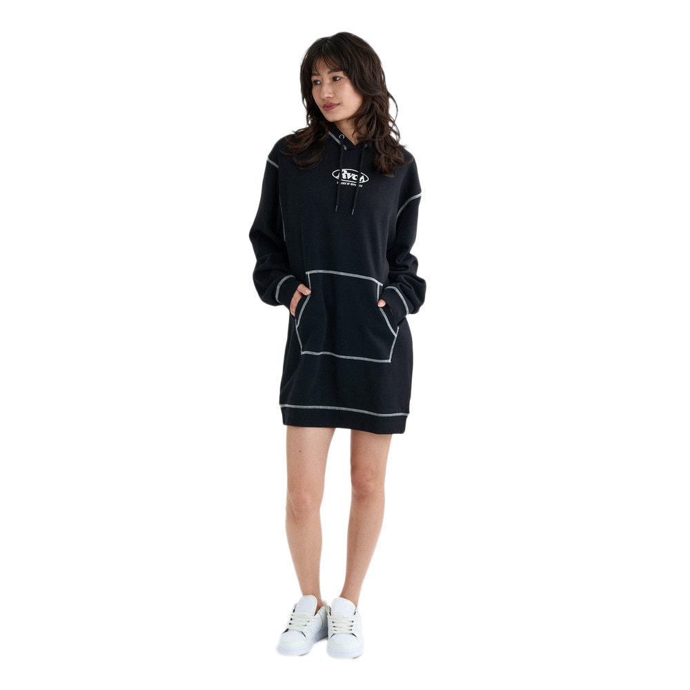ルーカ（RVCA）（レディース）CLASSIC HOODED DRESS BF044352 BLK