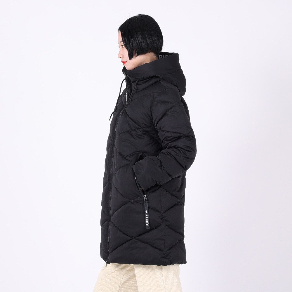 ラスティ(RUSTY)(レディース)機能中綿ロングジャケット 953201BLK