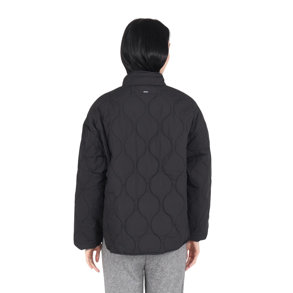 ルーカ（RVCA）（レディース）QUILTING SHIRT ジャケット BE044763 BLK