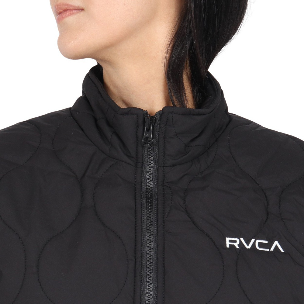 ルーカ（RVCA）（レディース）QUILTING SHIRT ジャケット BE044763 BLK