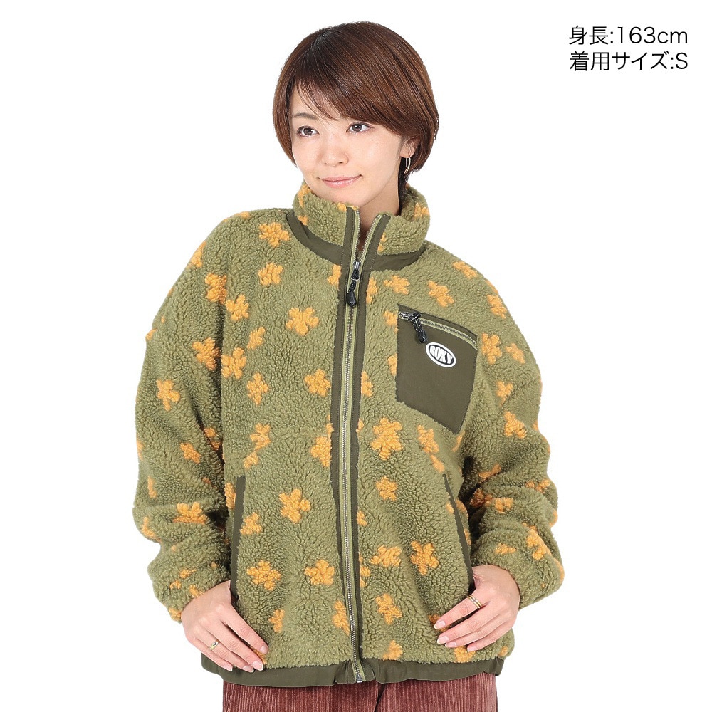 ロキシー（ROXY）（レディース）CREIL BOA ZIP ボアジャケット 23FWRJK234008KHA