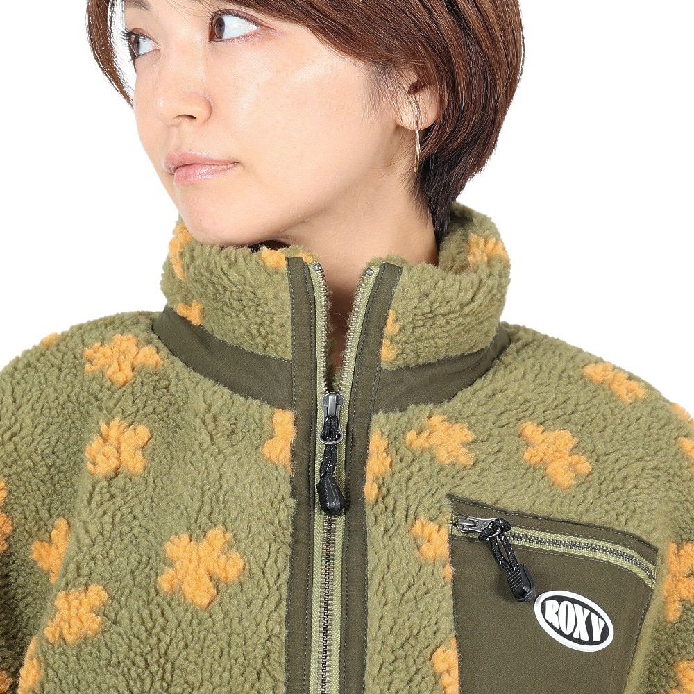 ロキシー（ROXY）（レディース）CREIL BOA ZIP ボアジャケット 23FWRJK234008KHA