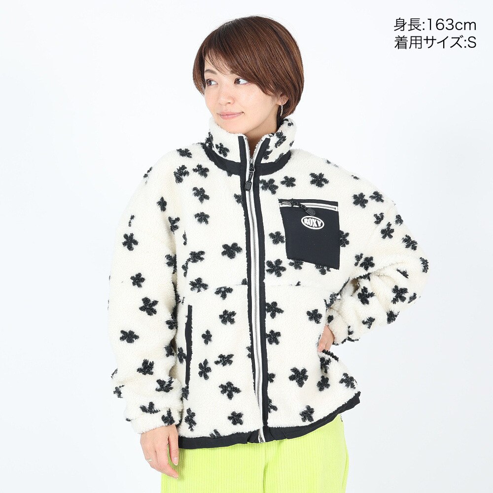 ロキシー（ROXY）（レディース）CREIL BOA ZIP ボアジャケット 23FWRJK234008NAT