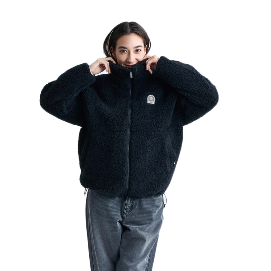 ロキシー（ROXY）（レディース）BETTER THAN THE SUN ボアジャケット 24FWRJK244017BLK